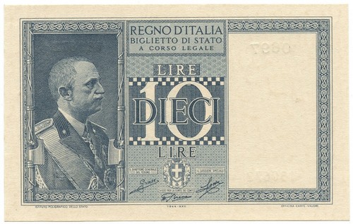 Lire biglietto stato - 10,