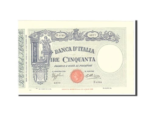 114016 italy 50 lire unc - [#114016],