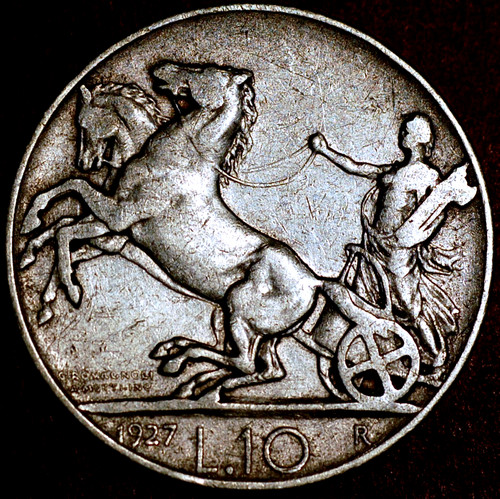 Italy lire 1927 vittorio - lire,