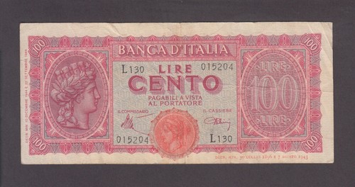 Italy 75a 5204 100 lire - 100,