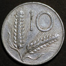 Italy 10 Lire 1955 KM# 93