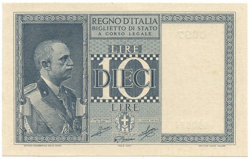 Lire biglietto stato - 10,