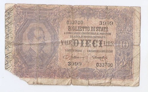 Italy lire 1923 - italy,