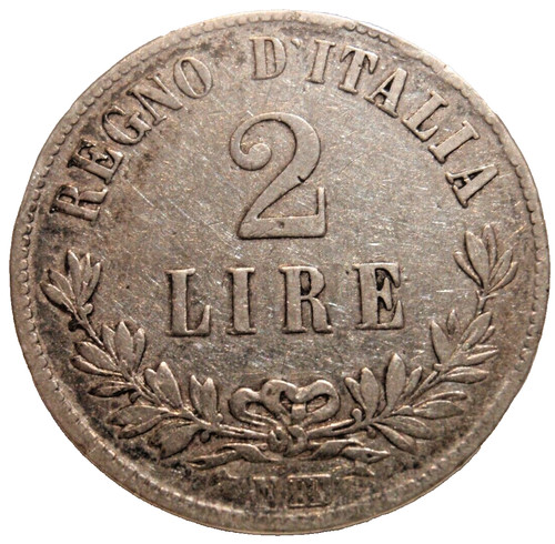 Italy km16 lire 1863 n - , 2
