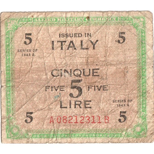 1293196 italy 5 lire - [#1293196],