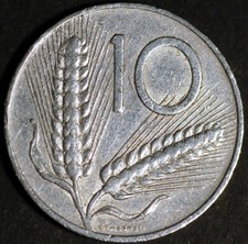 Italy 10 Lire 1955 KM# 93