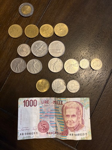 Variety lire coin - italy,, 500