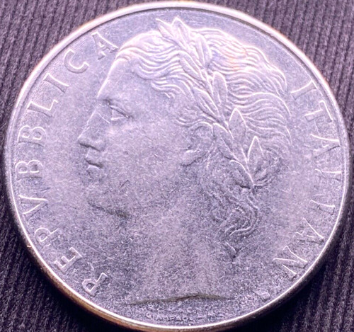 Italy 100 lire 1978r - italy, stainless