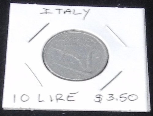 Italy ten lire coin - ten,