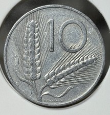 1955 Italy 10 Lire Ten