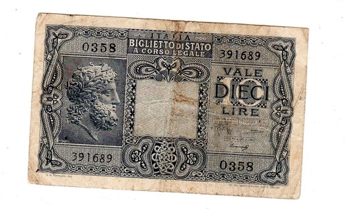 Italy italia billet - italia, 10