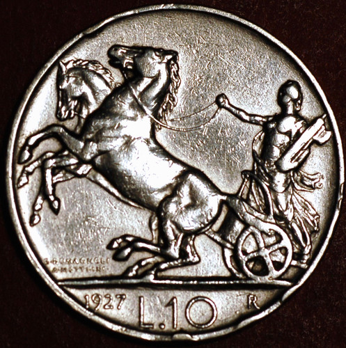 Italy lire 1927 vittorio - lire,